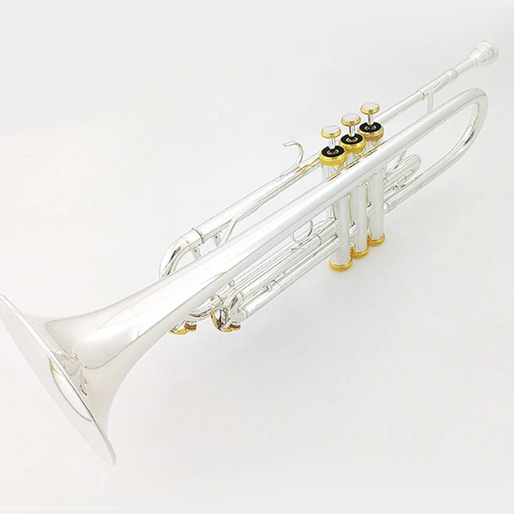 
Accept OEM DSTR-5335S Chinese Cheap Silver Trumpet For Sale 