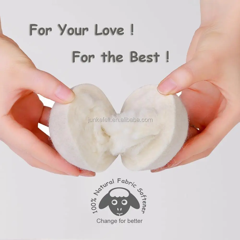 Wholesale wool felt balls wool balls for dryer large felt balls