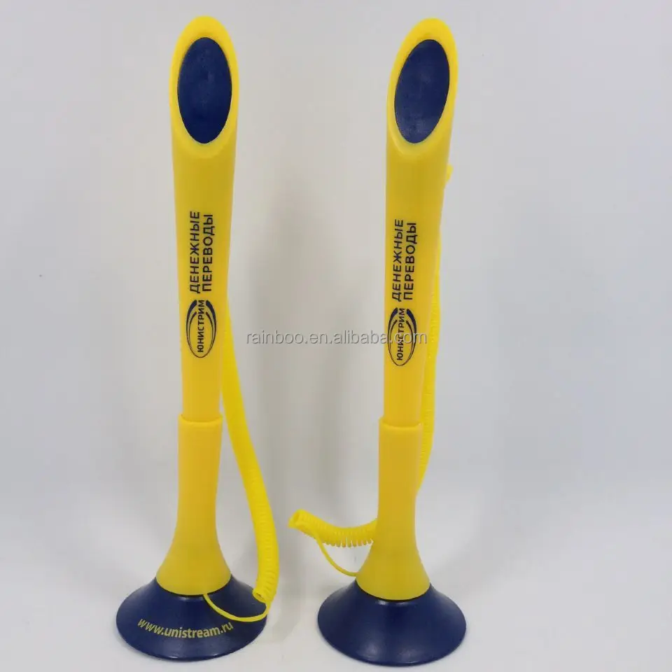 Supply Cheap promotional logo printed plastic desk pen with chain