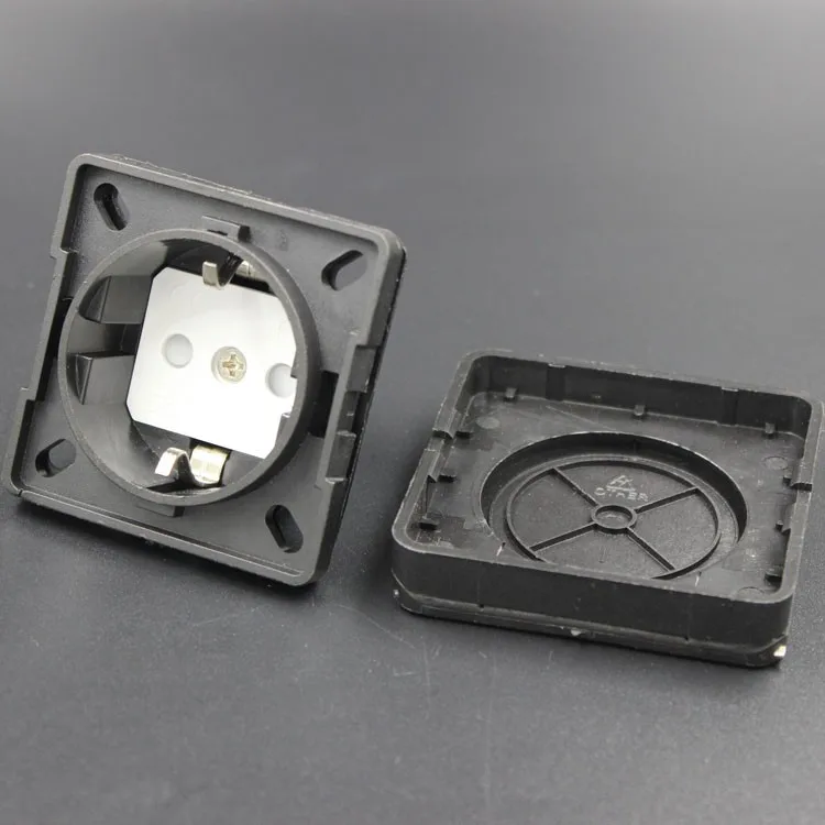 60*60mm waterproof floor socket/ waterproof plug and socket with 2 pin