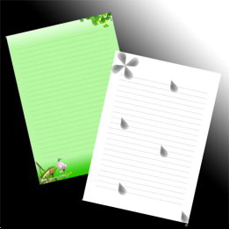 
Eco letter writing paper 