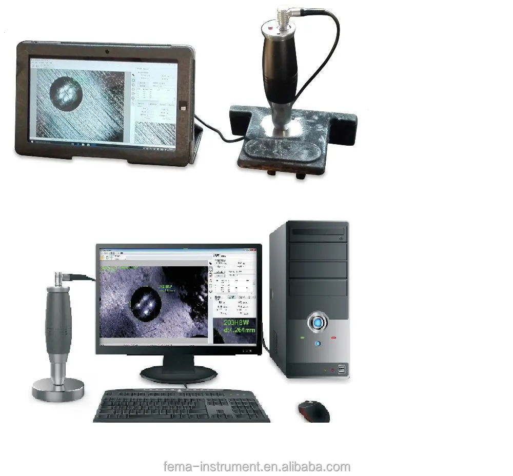 Тестер твердости FEMA Brinell, система измерения BrinPad