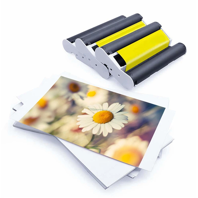 compatible kp108in for postcard 4x6 in. size 36 printouts selphy printer