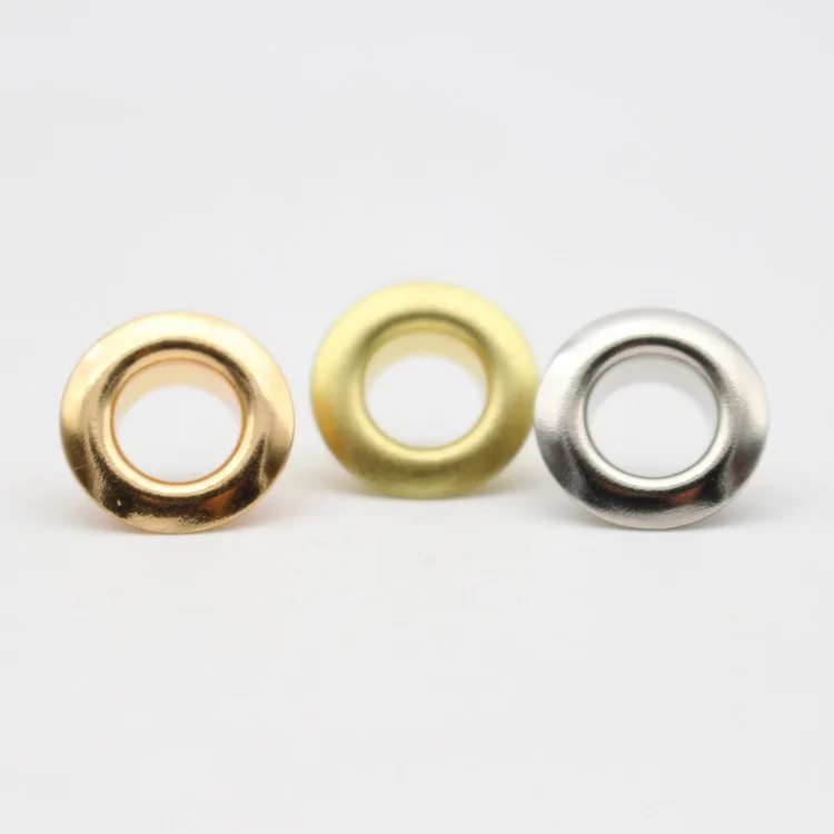 oeko tex metal brass rose golden eyelet for clothing/bag