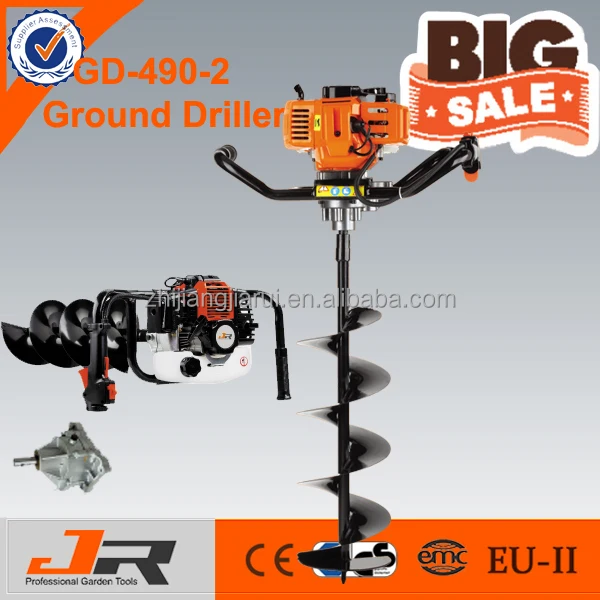 2-stroke GD-490-2 ground hole drilling machine/earth driller/earth auger