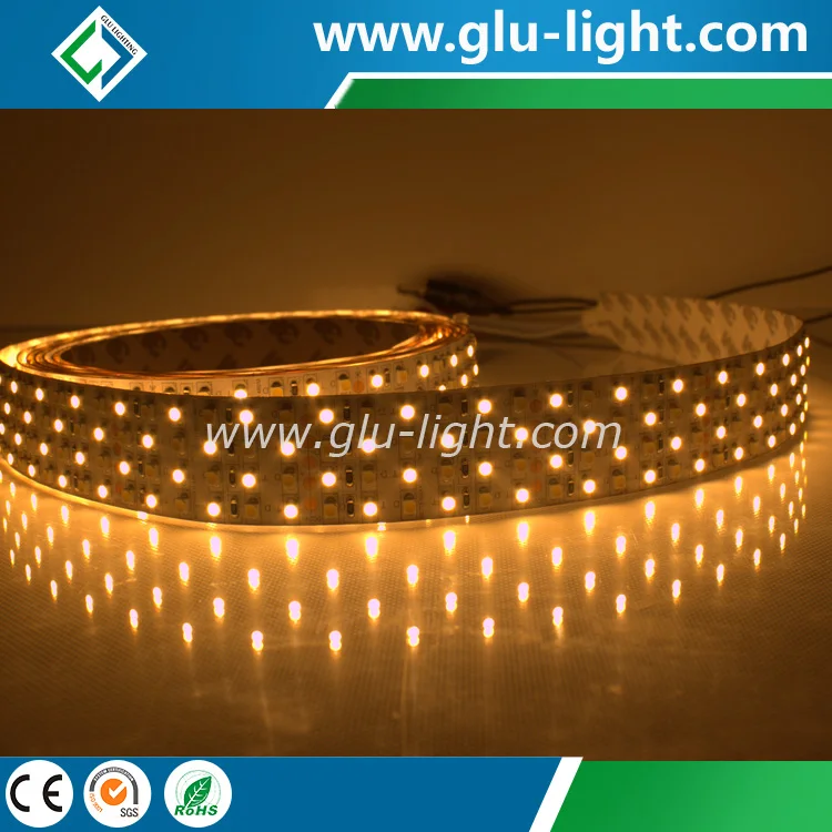 Superhigh brightness W+WW CCT tunable 3528 led strip, quad row 3528 led strip Bi color 480leds/m