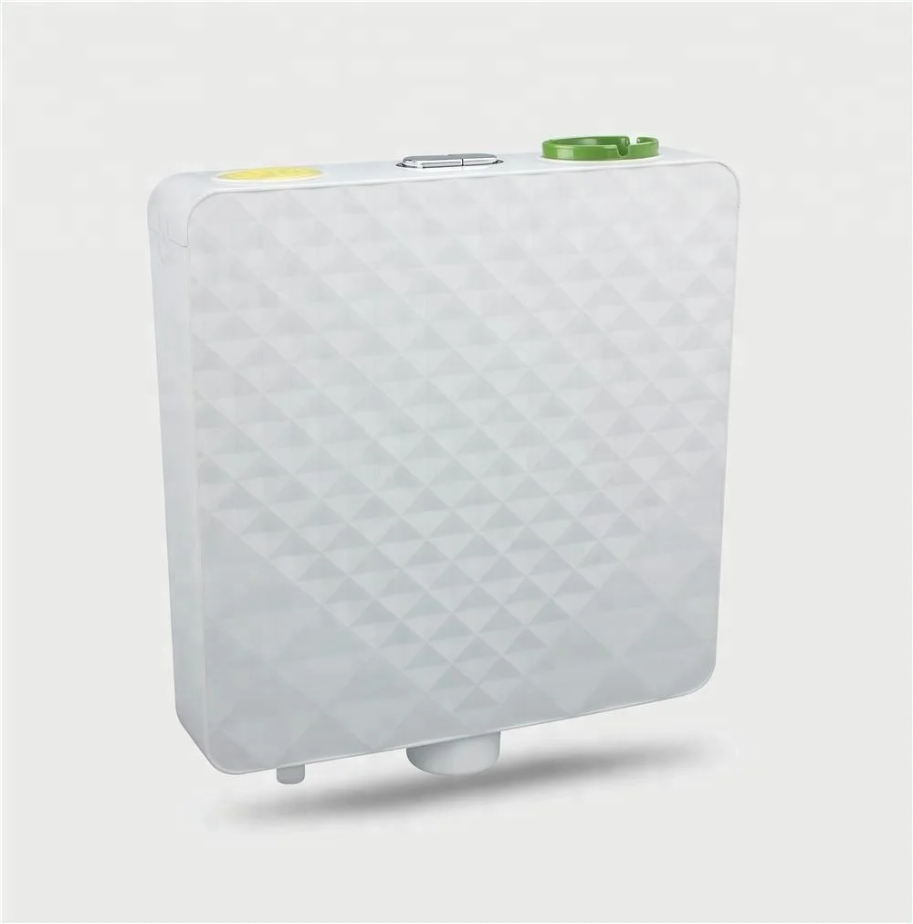 Bottom entry 3D color Super thin flush tank toilet water tank