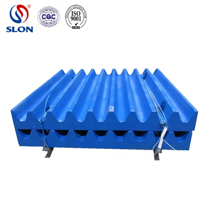 Mn18Cr2 Terex Pegson Jaw Crusher 400S 1100x700 1170 Swing / Fixed Jaw Plate Liner Cr005-007-001,Cr005-008-001
