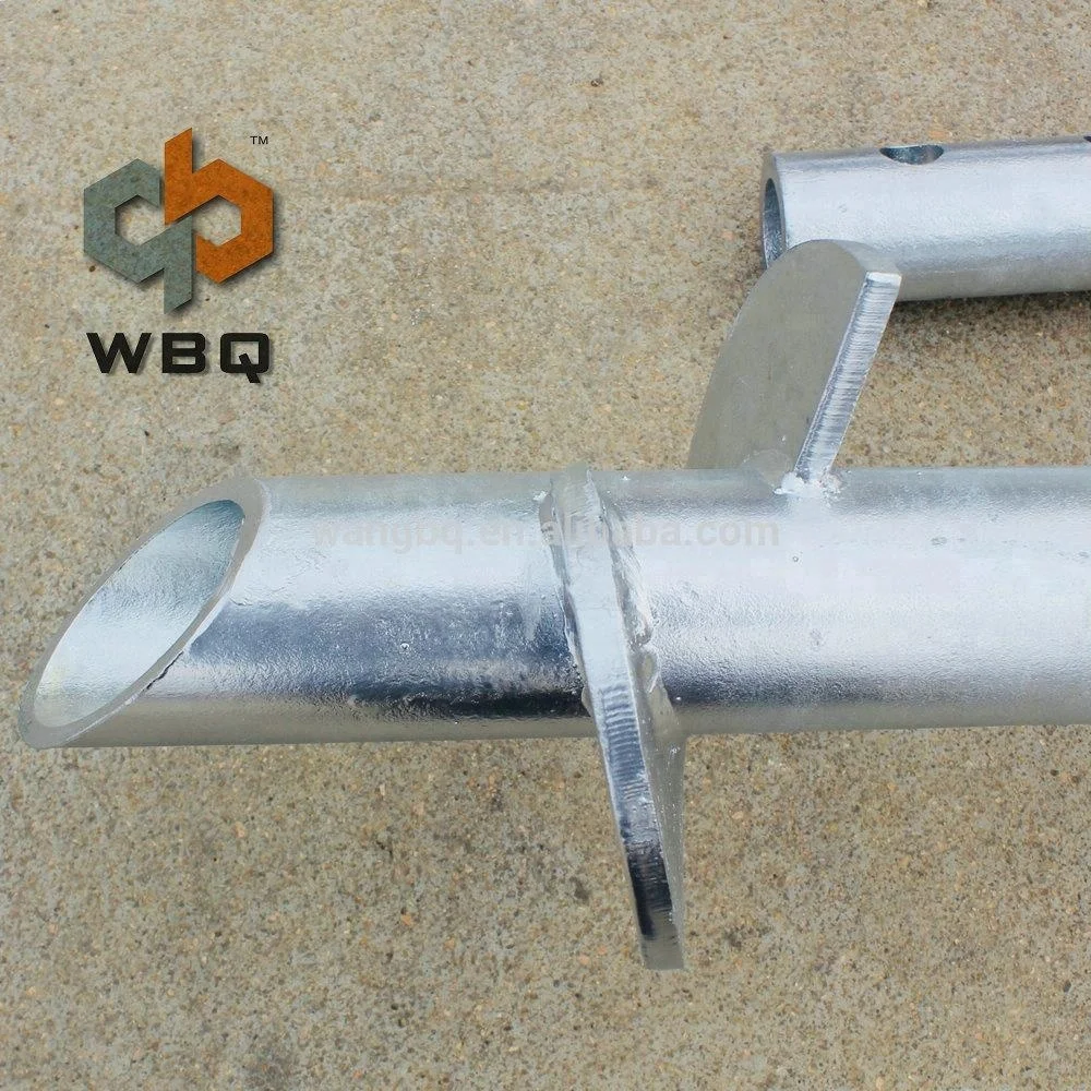 WBQ DD Hot Dip Galvanized Ground Anchor Helical Screw Piles
