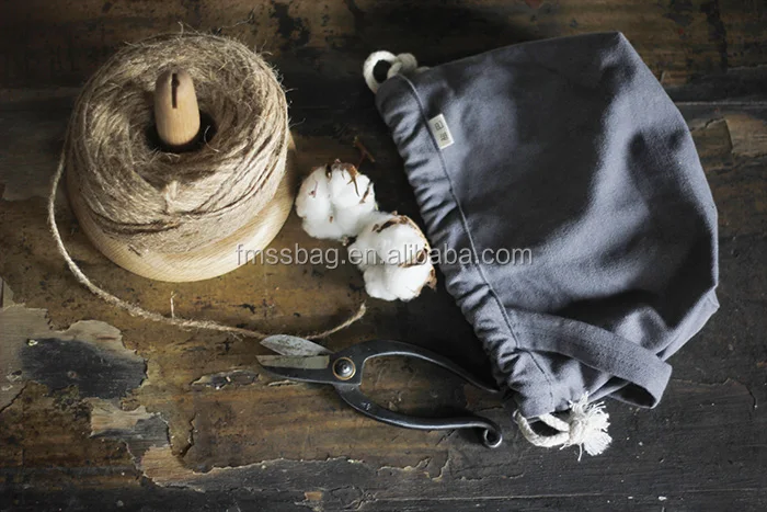 Simple design drawstring tote bag lunch box bag grocery receive bag