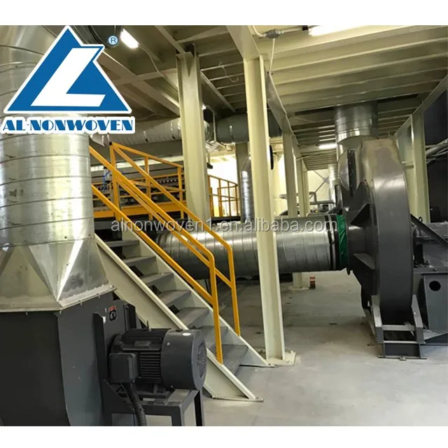 AL-3200MM S PP Spunbonded Nonwoven Fabric Making Machine Production Line From China Manufacturer
