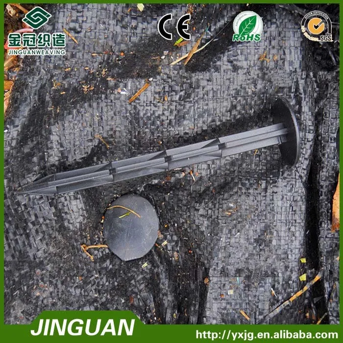plastic garden nails, ground cover pegs,mulch pegs for fixing weed mat