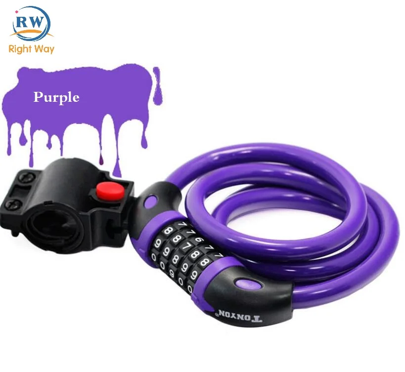 Цифровой замок для велосипеда с паролем из стальной проволоки, 4 шт.