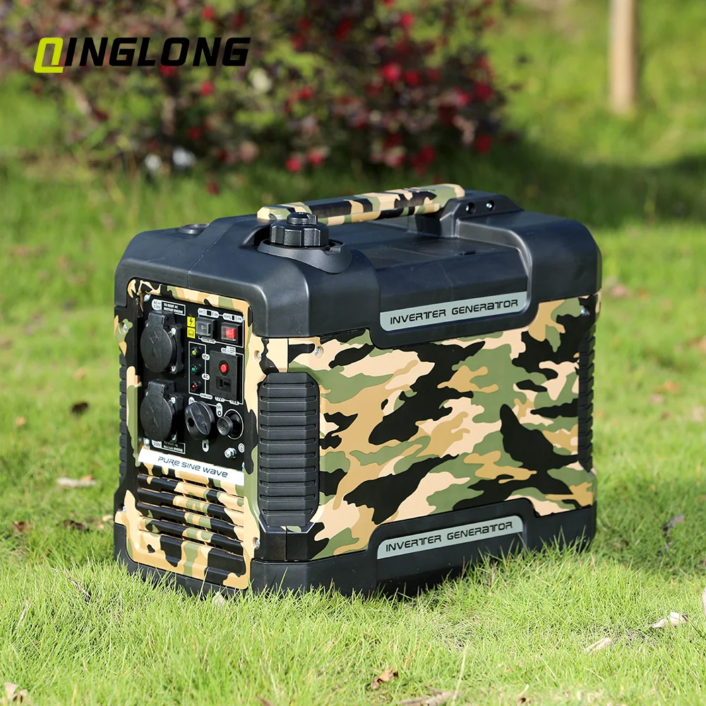Best price 12v soundproof 2kva portable silent camping gasoline inverter generator for home use