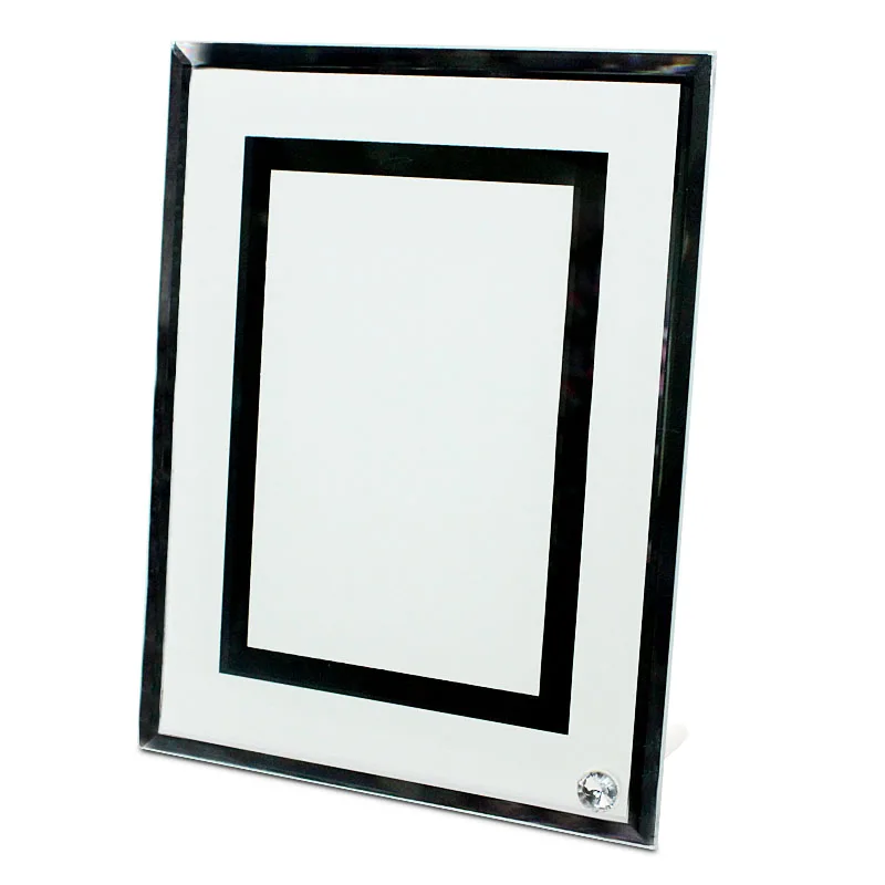 Sublimation 8 inch Blanks DIY printing Photo Glass Picture Frame