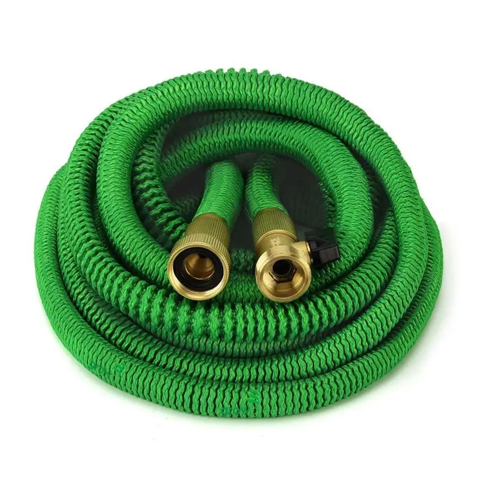Garden Hose 100 Feet with 8 Spray Pattern Nozzle Strongest Expanding Garden Hose with Triple Layer Latex Core