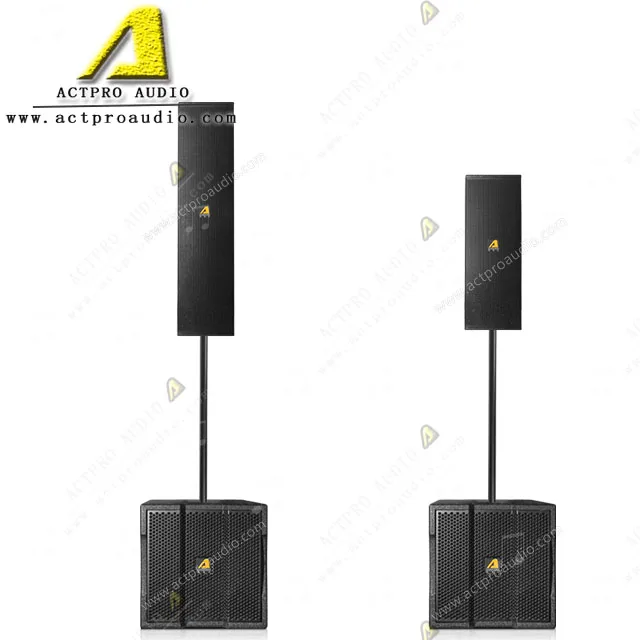 ACTPRO  CS34 active column speaker mini portable full  range loudspeaker church stage professional sound system