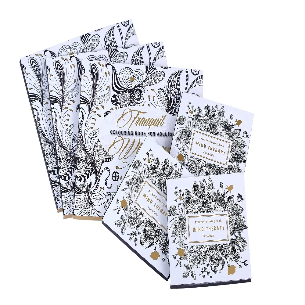 Coloring hand painting secret garden relax books for adult and children