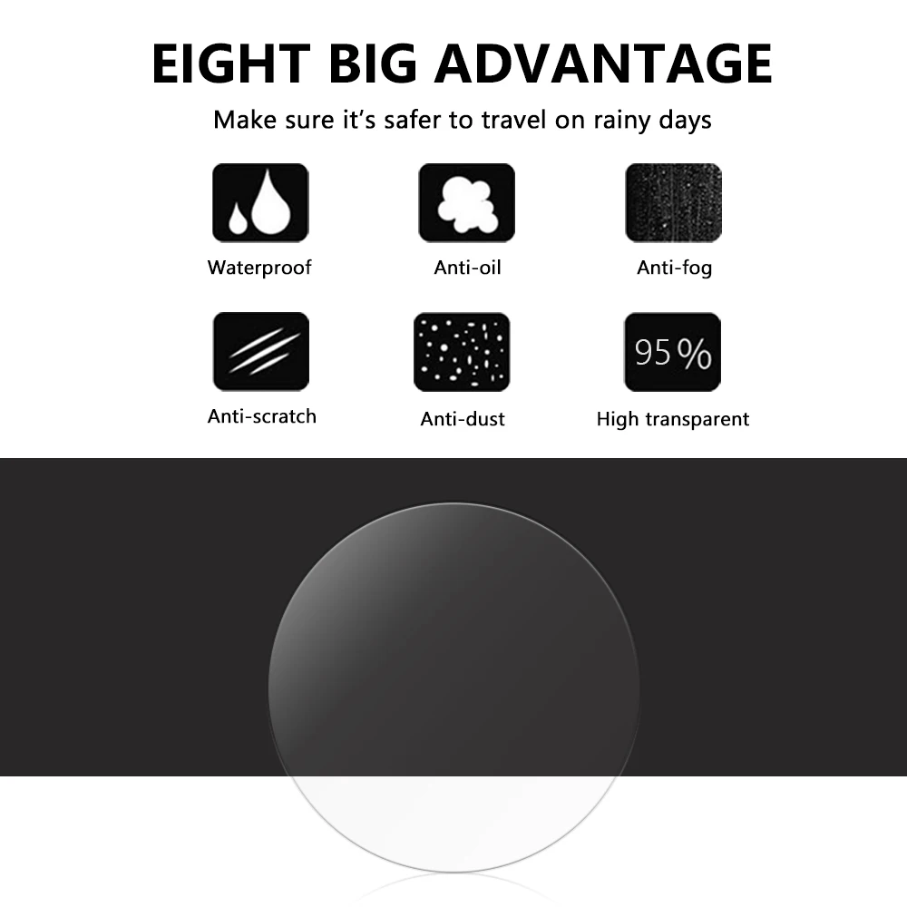 Car Rear View Mirror Anti Rain Film Water Proof Anti Fogging Film