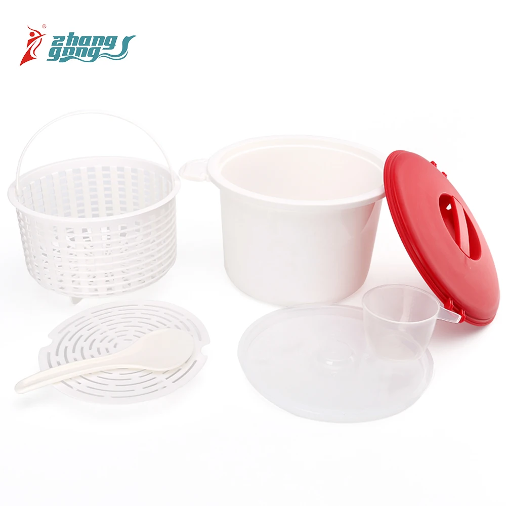 Cooking microwave cookware set plastic pot for sale