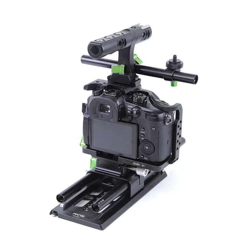 Quick release modular design GH5 GH5s GH4 camera cage with Arri dovetail