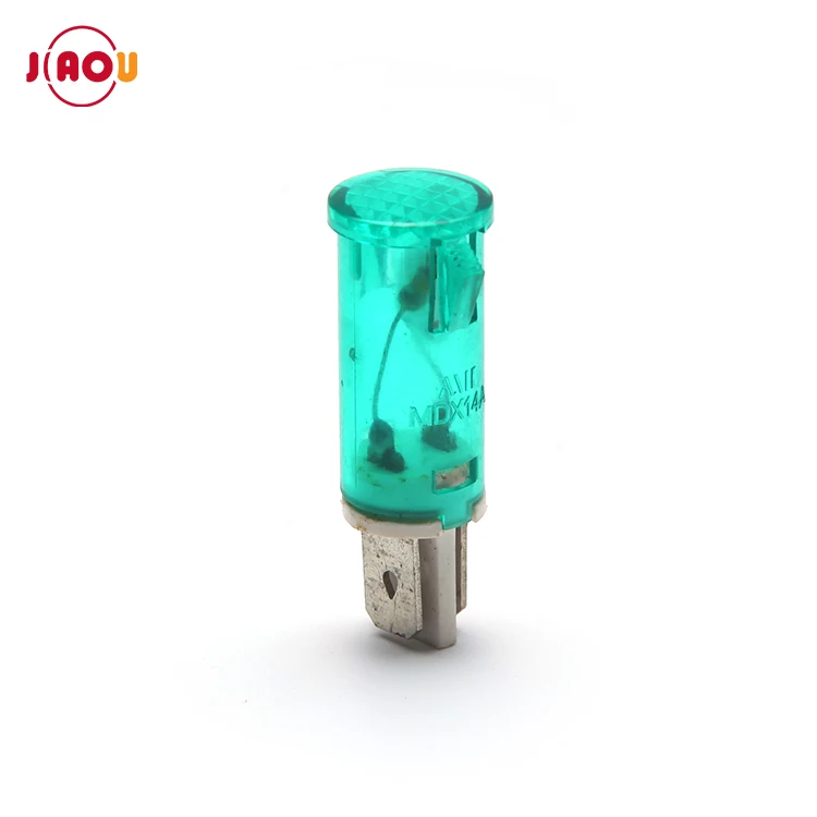 JIAOU MDX-14 Dome 12.5mm Indicator Signal Lamp light 12v 24v 220v Plastic Indicator lamp Light