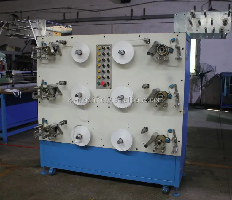 KINWAH(DOPSING) 6 Axes High speed Elastic Tapes Rolling and Winding Machine