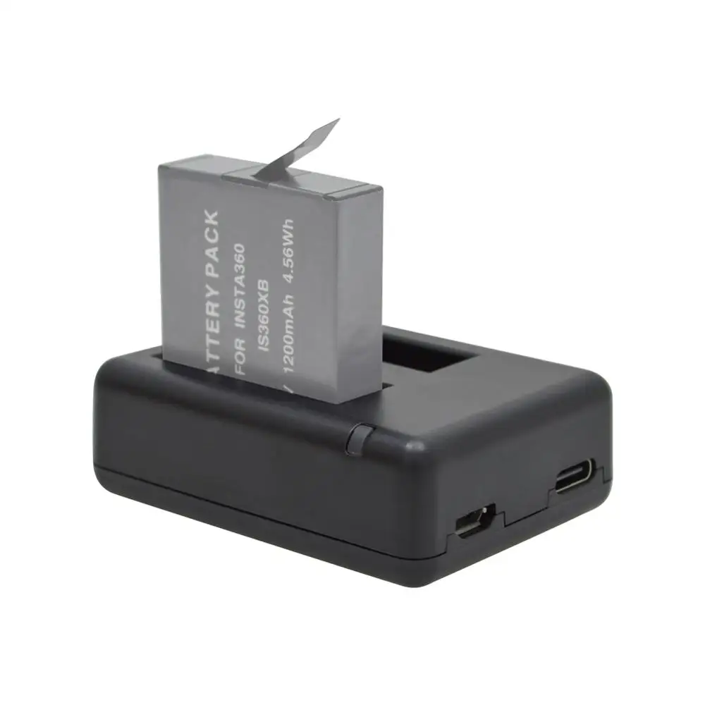  Зарядное устройство USB с двумя слотами для панорамной экшн-камеры Insta360 ONE