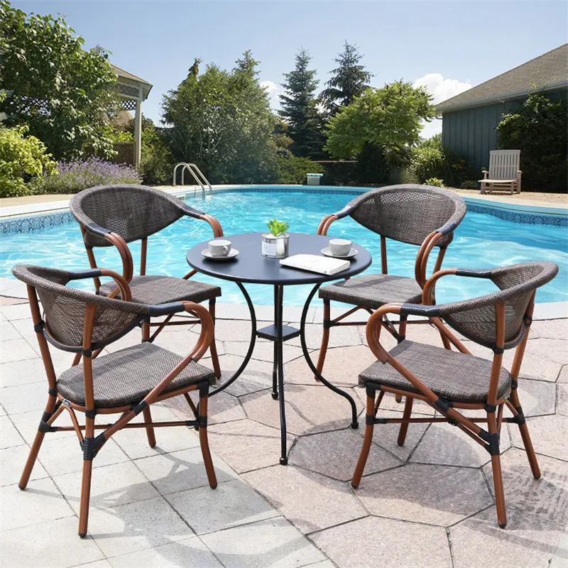 Home Casual Modern Classics Indoor Outdoor home bar furniture table wooden table chair sets bamboo furniture prices manufacturer