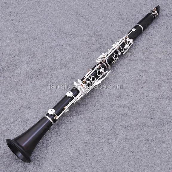 
Ebony body clarinet 17key silver plated 