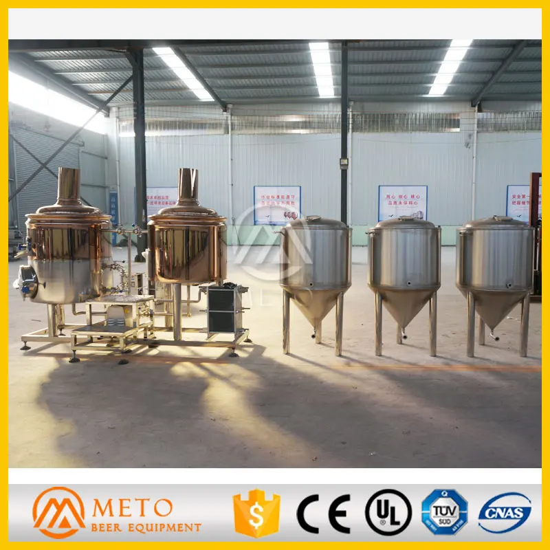 Гликоля куртка Конической Ферментера 200 литров из нержавеющей стали промышленной ферментации танк