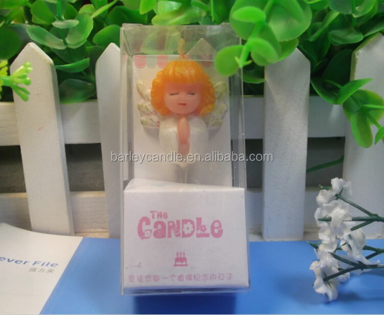 2022 New Product Baby Favors Multi-Colored Baby Angel Candle