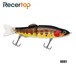 2019 new style 180mm 64g trout glide jointed swim bait custom fishing lure