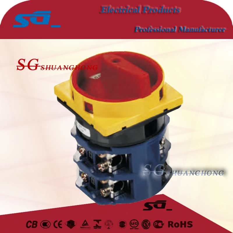 LW26 Rotary change over Switch Cam selector switch universally application rotary paddle level switch