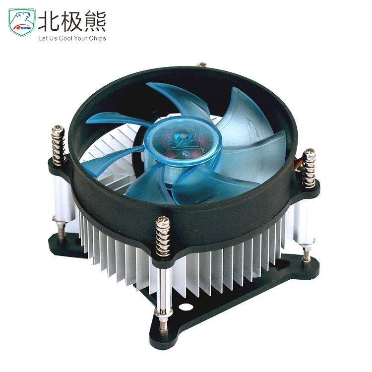 High Quality Aluminum Cpu Round Cooler Fan Pc Heatsink