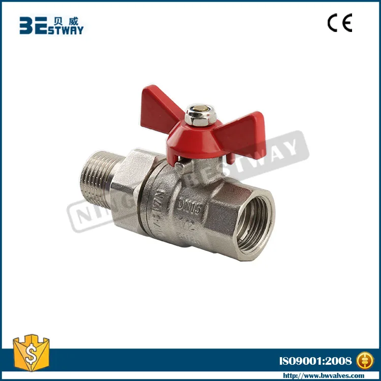 BWVA high quality CE certification CW617N ball valve 1/2 inch