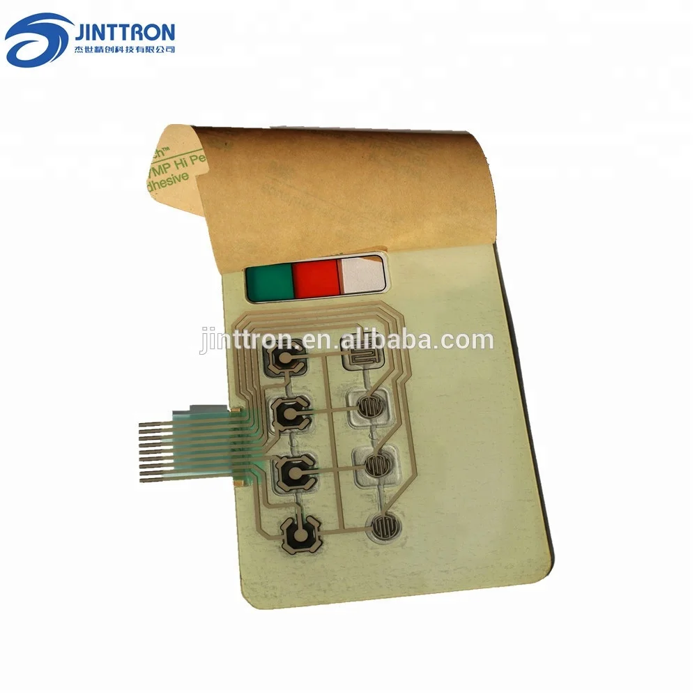 Стандартная прочная мембранная клавиатура с металлическим куполом, тиснеными кнопками, разъемом, светодиодной встроенной подсветкой и окошком и т. д.