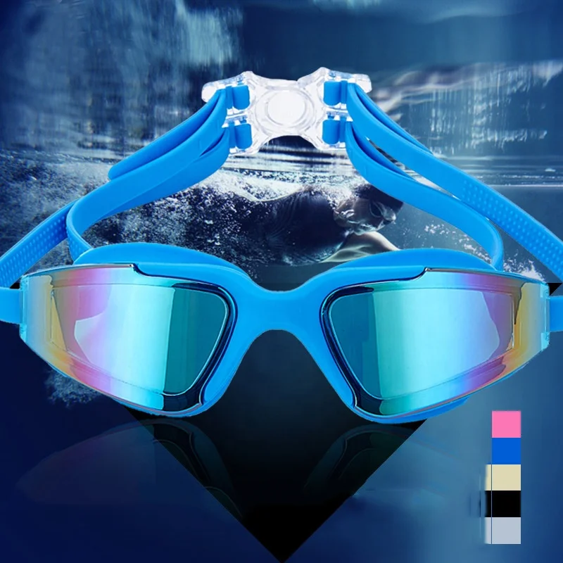 Sinle swimming equipment funny swim goggles for adult professional swimming goggles