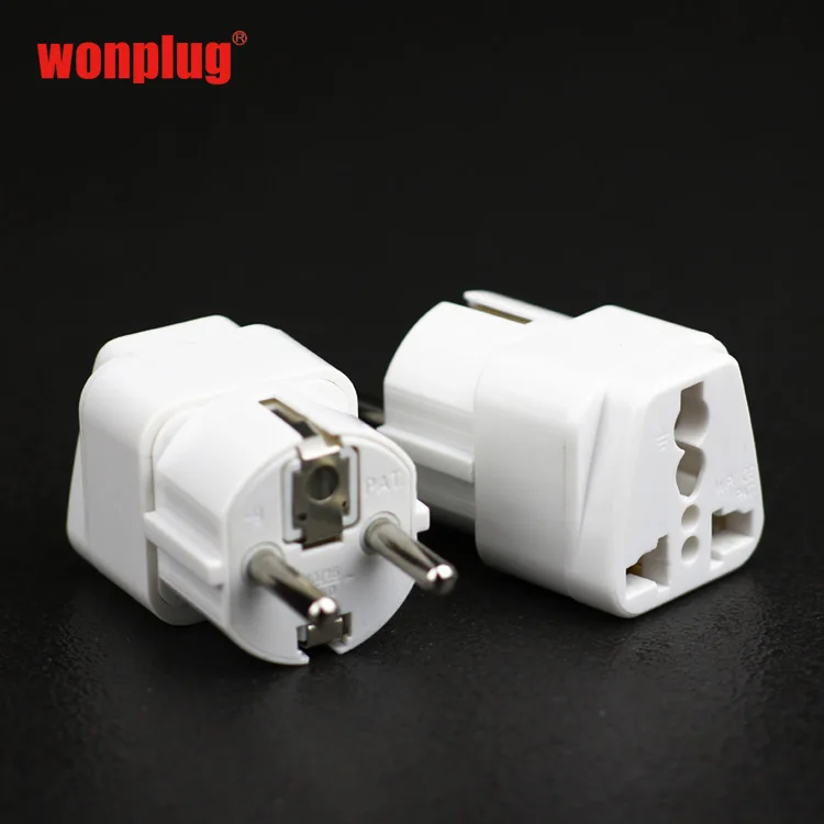 USA UK AUS EU to Germany Korea Travel Adapter AC Power Plug Universal to Germany Plug Adapter