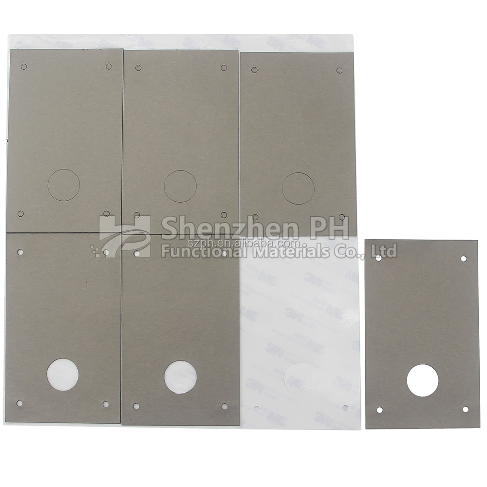 
NFC anti magnetic paste antimagnetic metal ferrite plate emi absorber 