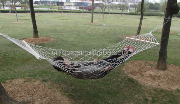 High quality wooden mesh hammock/rope hammock / net hammock
