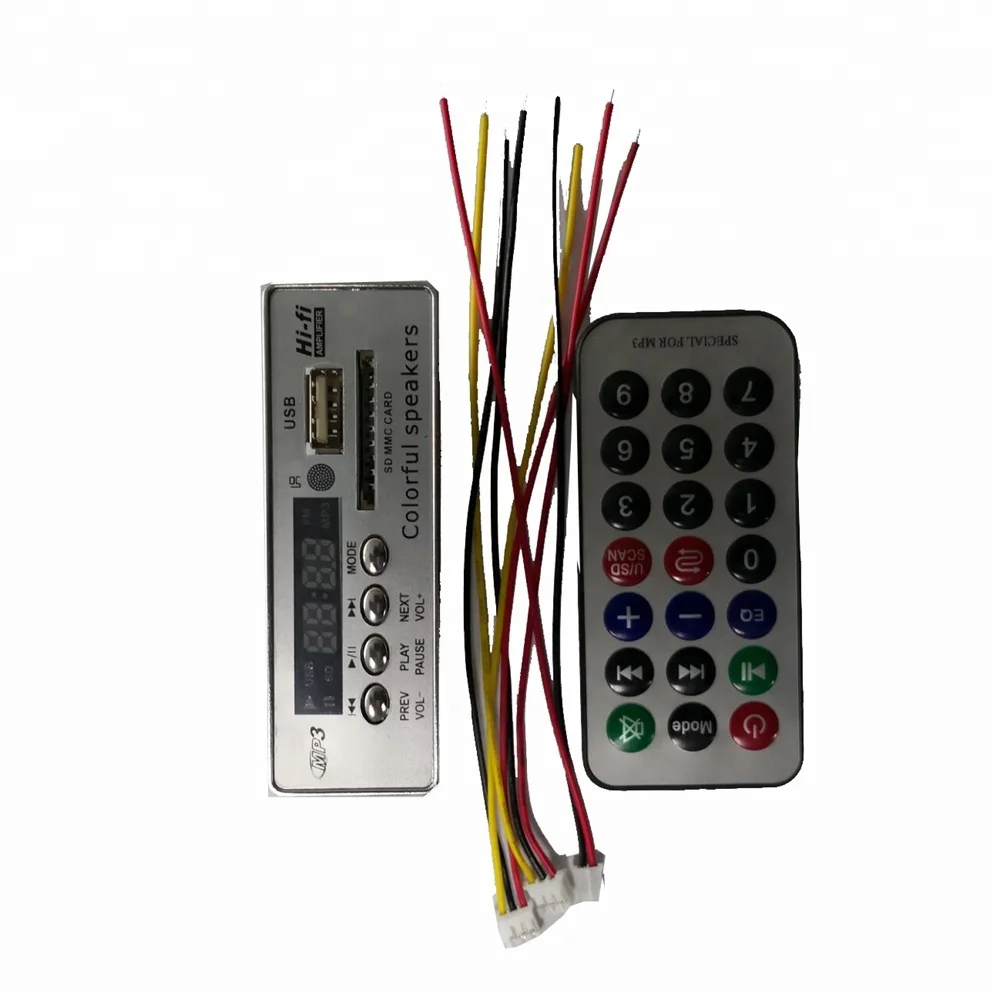 С модулем декодера SD MMC USB MP3