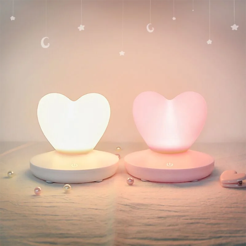 UCHOME Creative Usb Charging Love Heart Night Light Led