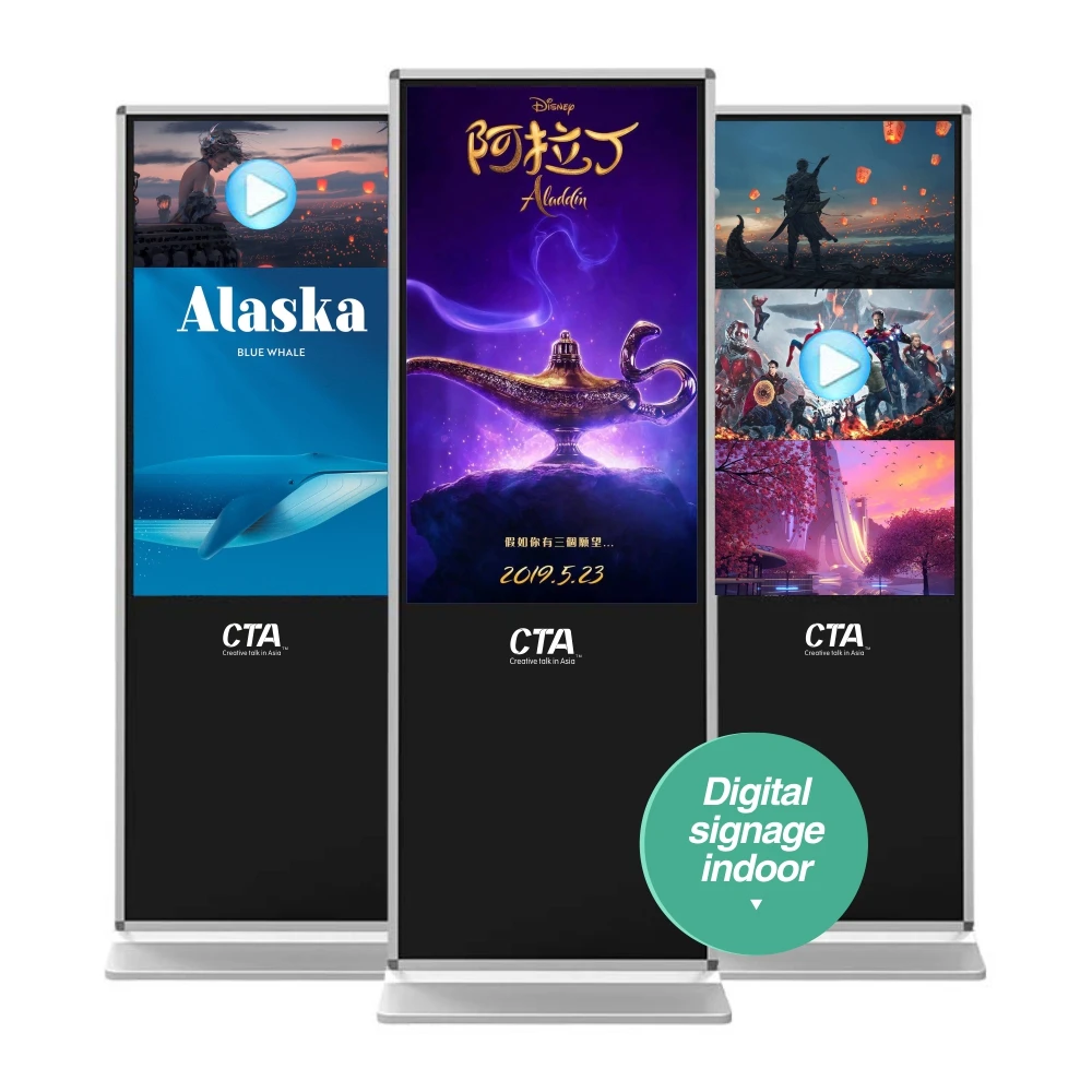 55 inch lcd touch screen advertising monitor with built-in camera for exhibition show