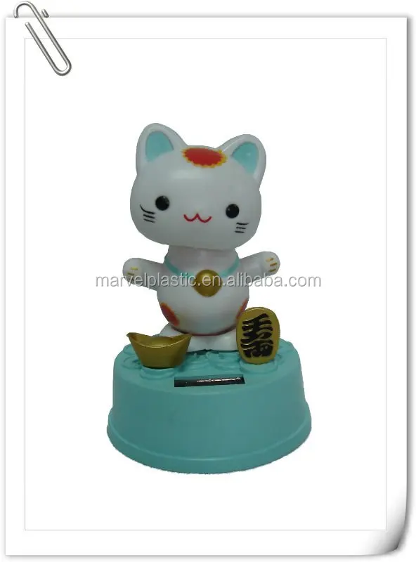 
ABS solar dancing toy cat 