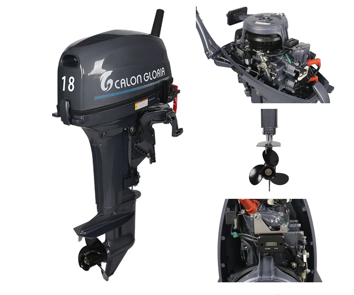 CG MARINE Manual start 18HP /20HP outboard motor 2 stroke boat engine 326cc cheaper than Japanese brand