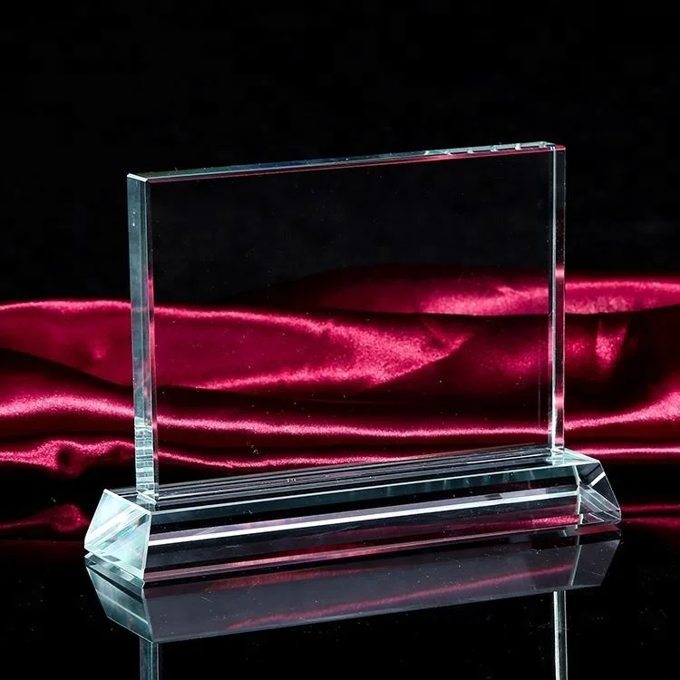 Хрустальный трофей с УФ-печатью оптом