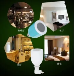 2013 Новый продукт Светодиодная лампа Музыка Беспроводная связь Bluetooth спикера с дистанционным к