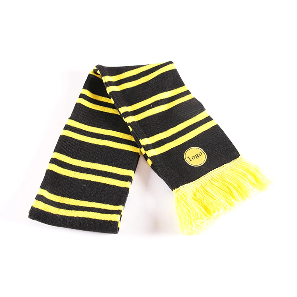 
Borussia Classic Striped Fan Football Scarf 