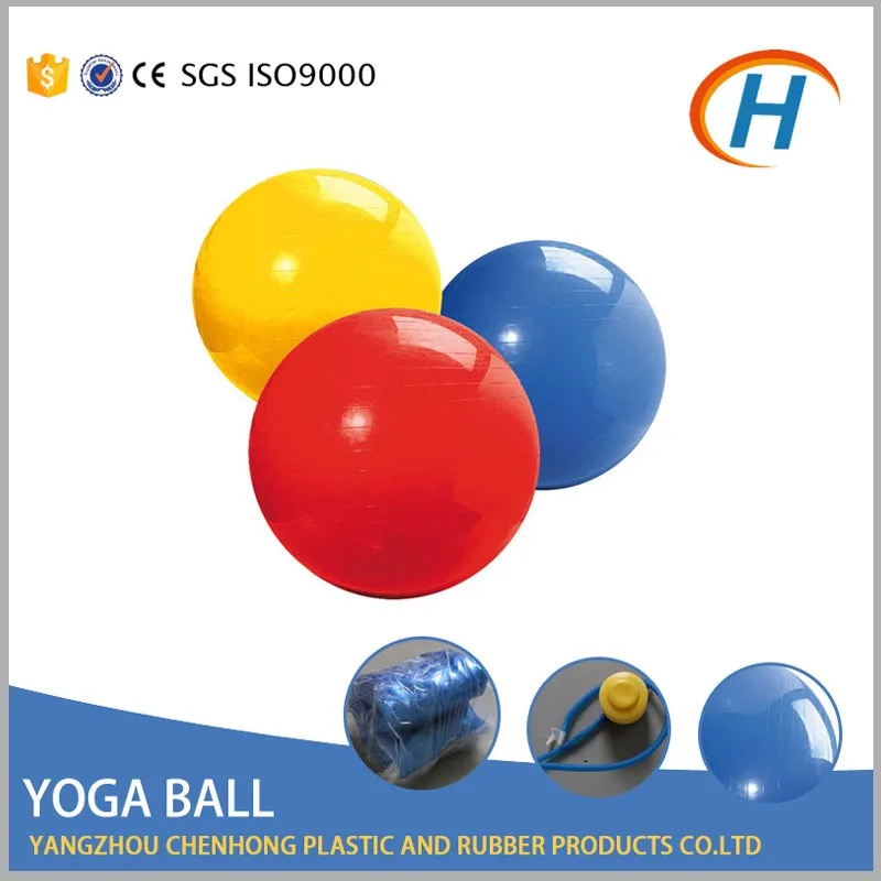 Анти-всплеска гимнастический мяч 65 см, упражнения с мячом оптовая, воздушный насос мяч йога